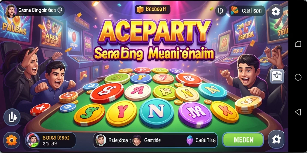 Tampilan gameplay seru di ACEPARTY saat bermain Bingo.