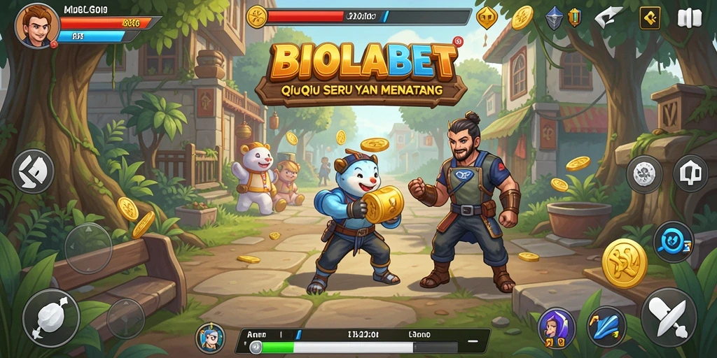 Tangkapan layar game QiuQiu BIOLABET memperlihatkan momen seru saat bermain.