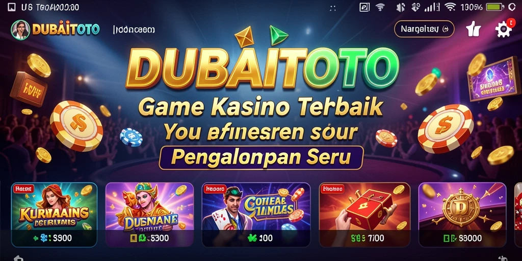 Screenshot DUBAITOTO menampilkan gameplay Kasino yang seru dan mengasyikkan.