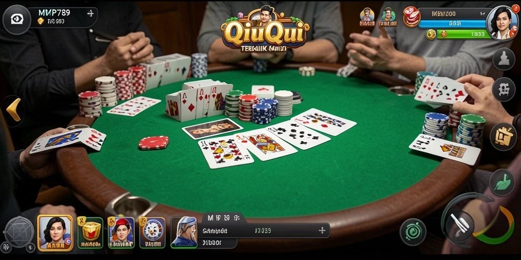 Screenshot gameplay QiuQiu yang menarik dan penuh strategi.