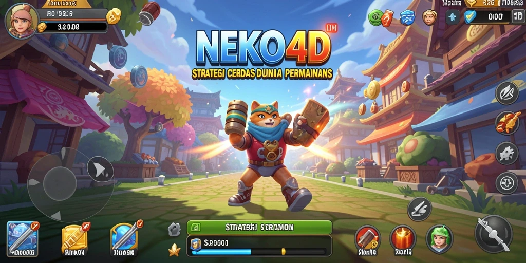 Tampilan gameplay yang seru dan penuh strategi di NEKO4D.