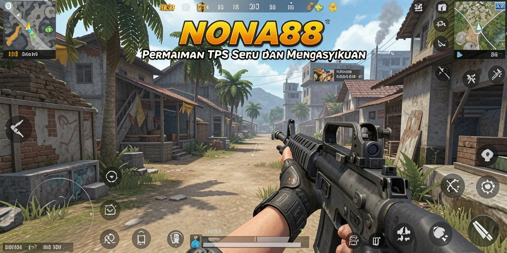 Screenshot gameplay NONA88 yang menampilkan aksi menembak seru.