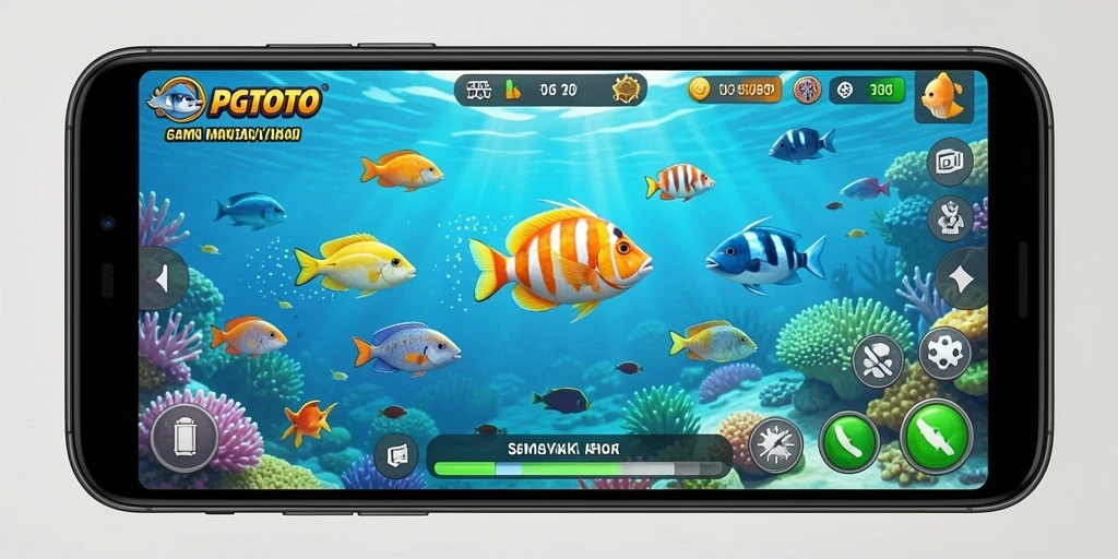 Screenshot gameplay PGTOTO yang menampilkan aksi seru menembak ikan.