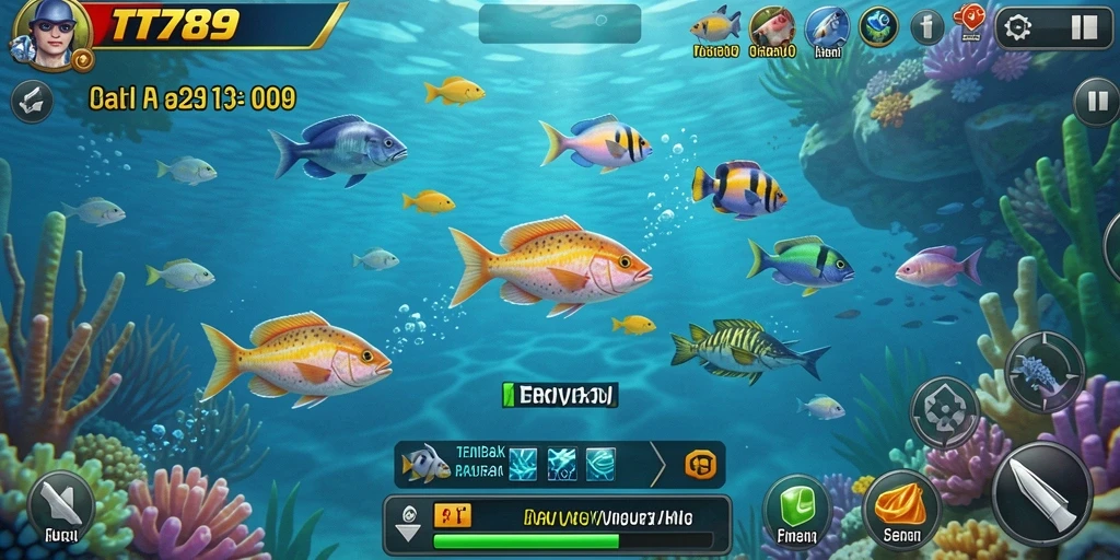 Tampilan gameplay Tembak Ikan yang menarik dan seru di TT789.