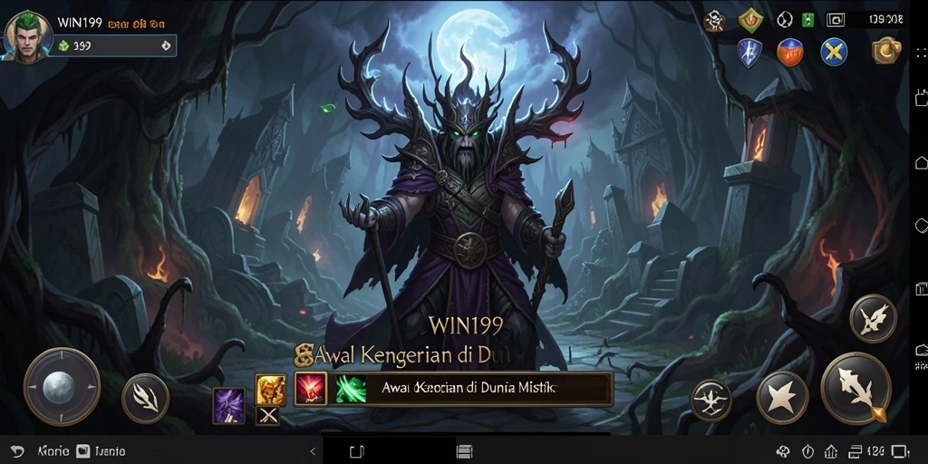Screenshot menunjukkan karakter utama dalam kegelapan, terjebak di dunia horor.